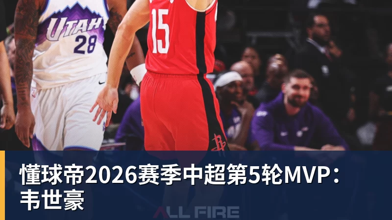 尊龙凯时懂球帝2026赛季中超第5轮MVP:韦世豪