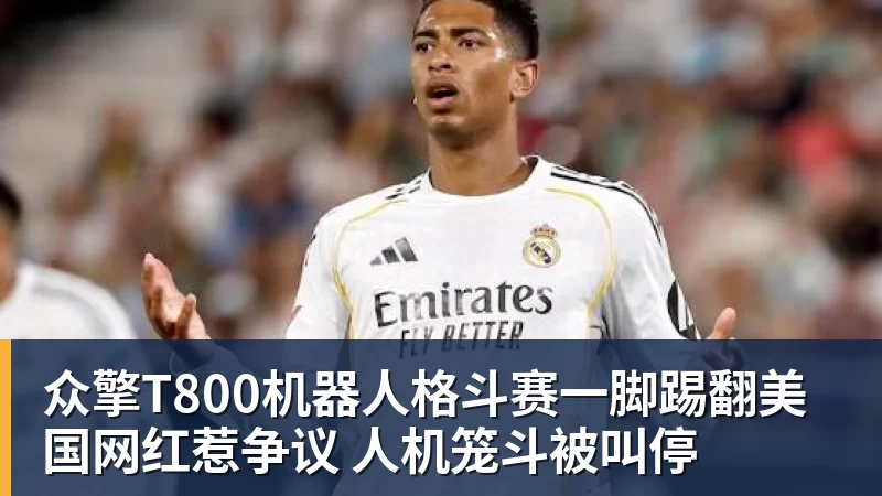 众擎T800机器人格斗赛一脚踢翻美国网红惹争议 人机笼斗被叫停